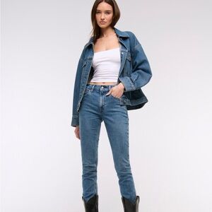 Abercrombie & Fitch Women's Hugh Rose Modern Skinny Jean Size 26 Short